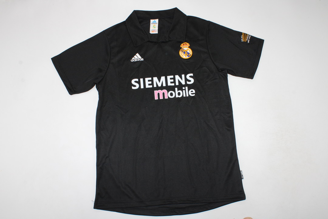 AAA Quality Real Madrid 02/03 Away Black Soccer Jersey